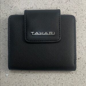 Tahari Black Textured Wallet